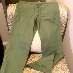 PrAna Small embroidered cotton pants